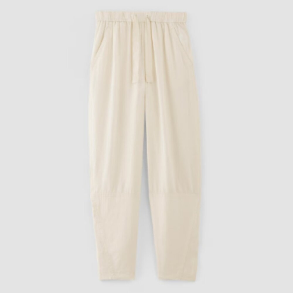 EVERLANE NWT Linen Pull-On Barrel Pant Size Small